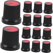 EPIGEIST Replacement Volume Knobs for Electric Guitar 50pcs Plastic Bass Volume Knobs for Wh148 Potentiometer 6mm Guitar Parts Control Switch Caps