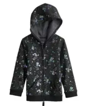 Disney Jumping Beans Metallic Minnie Mouse Softest Fleece Full Zip Hoodie 2T NWT