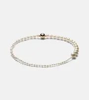 [Sophie Bille Brahe] Sophie Bille Brahe Peggy à Pied 14kt gold anklet with freshwater pearls One Size gold