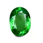 0.75 Cts | natural loose" Tsavorite Garnet | Vivid Green | Oval Shape | Step cut