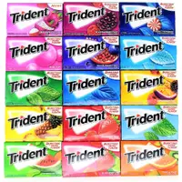 在飛比找蝦皮購物優惠-美國代購 Trident 口香糖 一盒14片 多種口味 冬青