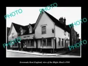 OLD POSTCARD SIZE PHOTO SEVENOAKS KENT ENGLAND THE BLIGHS HOTEL c1950
