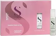 Alfaparf Milano Semi Di Lino Moisture Nutritive Essential Oil - Hair Oil for Dry, Frizzy Hair - Nourishing and Moisturizing - 6 x 0.44 oz