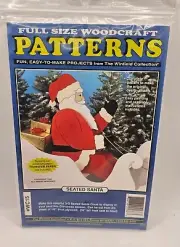NEW SANTA CLAUSE Full Size Woodcraft Patterns Seated 1996 Winfield Collection
