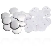 1.73 Inch Button Pin Badge, 100 Set Round Pin Blank Buttons Badges Kit Style 2
