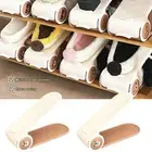 4 Gears Shoe Slots Organizer Adjustable Shoes Wardrobe New Shoes Rack