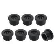 7 Pcs Cable Cord Grommet, 5/8" Inch Desk Grommet Flexible Rubber Grommets