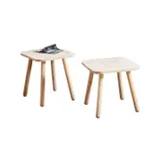Natural Signature Small Raw Natural 2 Piece Couple Coffee Table Set