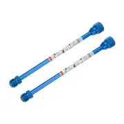 2pcs 12"/30cm Airless Paint Sprayer Spray Gun Tip Extension Pole Rod Blue