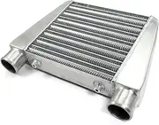 Car Radiator Universal Radiator 280x280x76mm For Turbo Cold Air Intake 6061 Aluminum Radiador 2.5inch Inlet Car Intercooler Radiator Fin Comb Kit