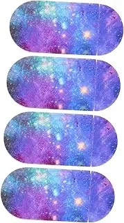FONDOTIN 4PCS Creative Webcam Cover for Computer Laptop Phone Lightweight Durable Privacy Protector Practical and Decorative Slide Design