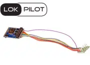 ESU 59610 ~ New 2024 ~ LokPilot V5.0 DCC/MM/SX/M4 Decoder 8-Pin Plug & Harness