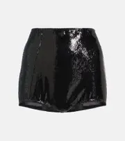 [Dolce & Gabbana] Dolce & Gabbana Sequined high-rise briefs AU 14 black