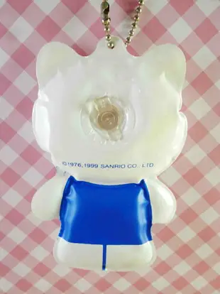 【震撼精品百貨】Hello Kitty 凱蒂貓 KITTY鑰匙圈-充氣站 震撼日式精品百貨