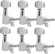 UPKOCH 6pcs Guitar Tuning Pegs: Replacement Acoustic Guitar Tuning Closed Gear Knobs For Acoustic And Electric Adjustment