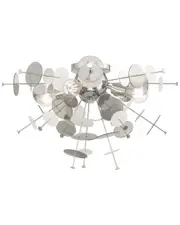 Livex Circulo 4 Light Polished Chrome Ceiling Mount