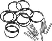 iplusmile 10 Set Electric Wrench Apron Wrench Retainer Rings 1/2 Inch Wrench Replacement Parts Pneumatic Wrench Repair Kit 1/2 Inch Impact Wrench Accessories 1/2 Inch Wrench Parts Leather