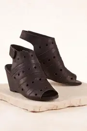 Gabby Leather Wedge--WAL-GABBY