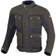 Chigwell Utility Olive Waxed Motorcycle Jacket