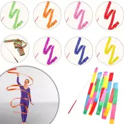 GYMNASTIC RIBBON Dancing Rhythmic with Twirling Rod Streamer Ribbons Circus
