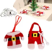 Christmas CutlULy Holder Bags FoUL Spoon PoULets TablULare SilULrware UL
