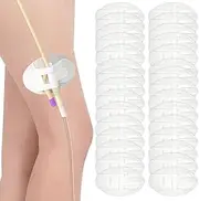 Foley Catheter Stabilization Device, Catheter Urinary Leg Bag Legband Holder Sticker, Adhensive Catheter Leg Strap Hook and Loop,statlock Catheter Holder, Catheter Supplies (30)