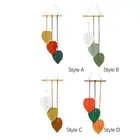 Macrame Wall Hanging Tapestry Bohemian Decor Creative Leaf Tapestry Wall Art