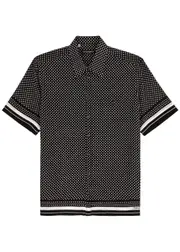 Dolce & Gabbana Polka-dot Print Silk Shirt - Black - 38 (C15 / S) 38 (C15 / S)