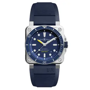 Bell & Ross 柏萊士 DIVER 潛水機械腕錶(BR0392-D-BU-ST/SRB)