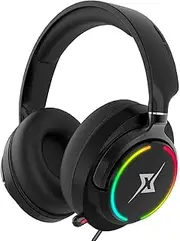 Gaming Headset with Microphone for PC, PS4, PS5, Switch, Xbox One, Xbox Series X|S - 3.5mm Jack Gamer Headphone with Noise Canceling Mic-907 Black