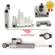 For Kawasaki NINJA 250R 2008-2012 CNC Steering Damper Bracket Kit Mount Holder