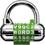 Master Lock 1534D Locker Lock Set Your Own Word Combination Padlock, 1 Pack, ...
