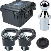 Lrichy 60618 2-5/16-In Ram Puck System Gooseneck Hitch Kit 38K Ball with Case Compitable with 2013-2024 Ram 2500/3500
