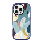 iPhone 16 Pro Impact Case MagSafe Compatible Abstract Spots and Circles