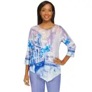 Alfred Dunner Ann Arbor Scenic Shirt 79550SL