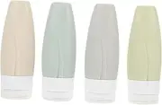 Healeved Travel Bottles Set Leak Silicone Toiletry Containers for Shampoo Soap Sunscreen Travel Kit Pcs Small Bottles for Liquids