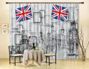 England Street template 3D Curtain Blockout Photo Printing Curtains Drape Fabric