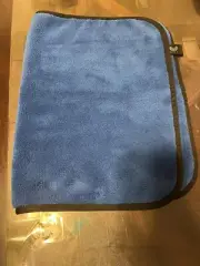 NEW 800 GSM Premium Double-Sided Microfiber Car Cleaning Towel, Blue, 20” x 30”