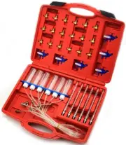 Diesel Engine Injector Flow Tester Tool 6 Cylinder Common Rail Adapter Kit