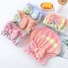 Extrame Soft Hair Towel Wrap Dry Hair Hair Turban Fashion Shower Cap Women