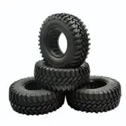 4pcs 100mm Rock Crawler Tires Tyre For 1/10 RC4WD D90 D110 AXIAL SCX10 Wheel Rim