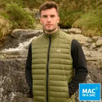 在飛比找Yahoo奇摩購物中心優惠-【MAC IN A SAC】男款輕暖袋著走羽絨保暖背心MNS