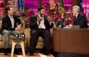 Cris Collinsworth Jerome Bettis and Jay Leno Television Old Photo 4