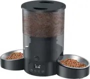 Automatic Cat Feeder for 2 Cats 3L Timed Pet Dog Auto Feeder Dispenser