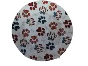 Americana Dog Print Design Decorative Plate Table Top 10 inch Desert Serving