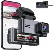 OMBAR Dash Cam Front and Rear 5G WiFi Dash Cam 4K/2K/1080P+1080P Dash Camera HD