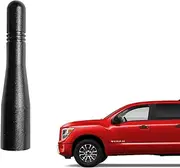 Titan Truck Short Antenna Fit for Nissan Titan 2004-2025 | Black 3 inches | Short Replacement Antenna | Optimized Radio Reception | Car Wash Safe | for Nissan Titan xd Radio Accessories
