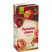 Woolworths No Added Sugar Tomato Juice 1l