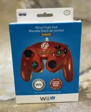 Wired Fight Pad Controller - Nintendo Wii U - Samus **BRAND NEW**
