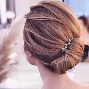 Bride Wedding Crystal Hair Comb Clip Silver Hair Side Combs Pearl Hair Silver A